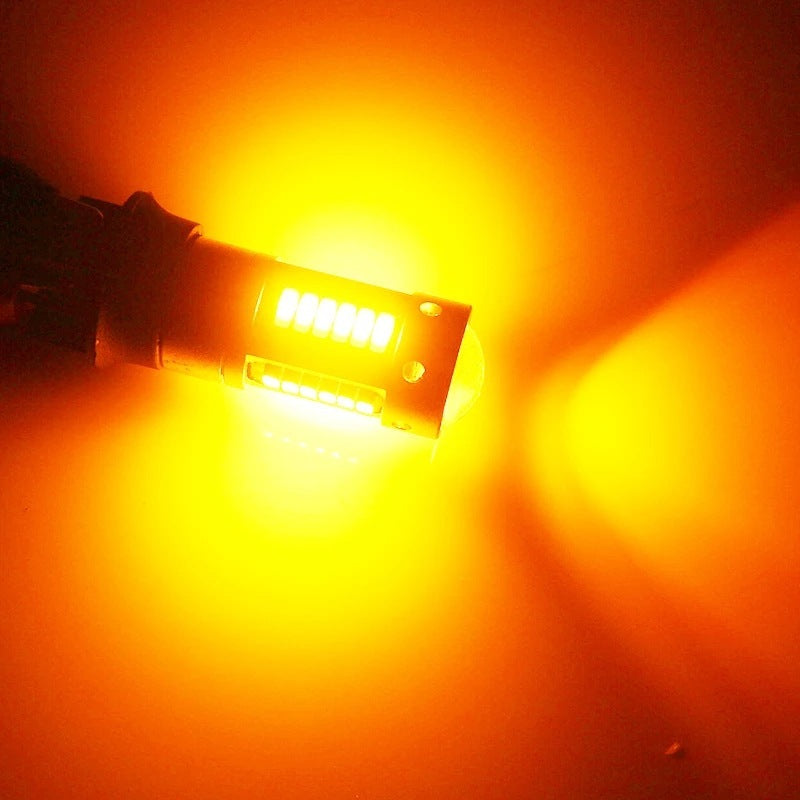 Luz de circulación diurna para coche PW24W 4014 30SMD Dirección LED