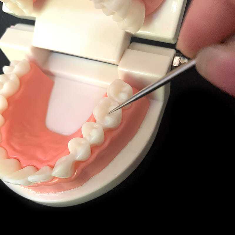 Cure-dents en acier inoxydable 304, outil de nettoyage Portable domestique, ensemble de 7 pièces