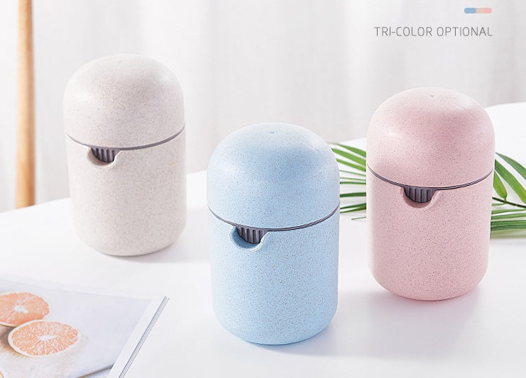 Mélangeur portatif Orange citron presse-agrumes manuel mélangeur de paille de blé