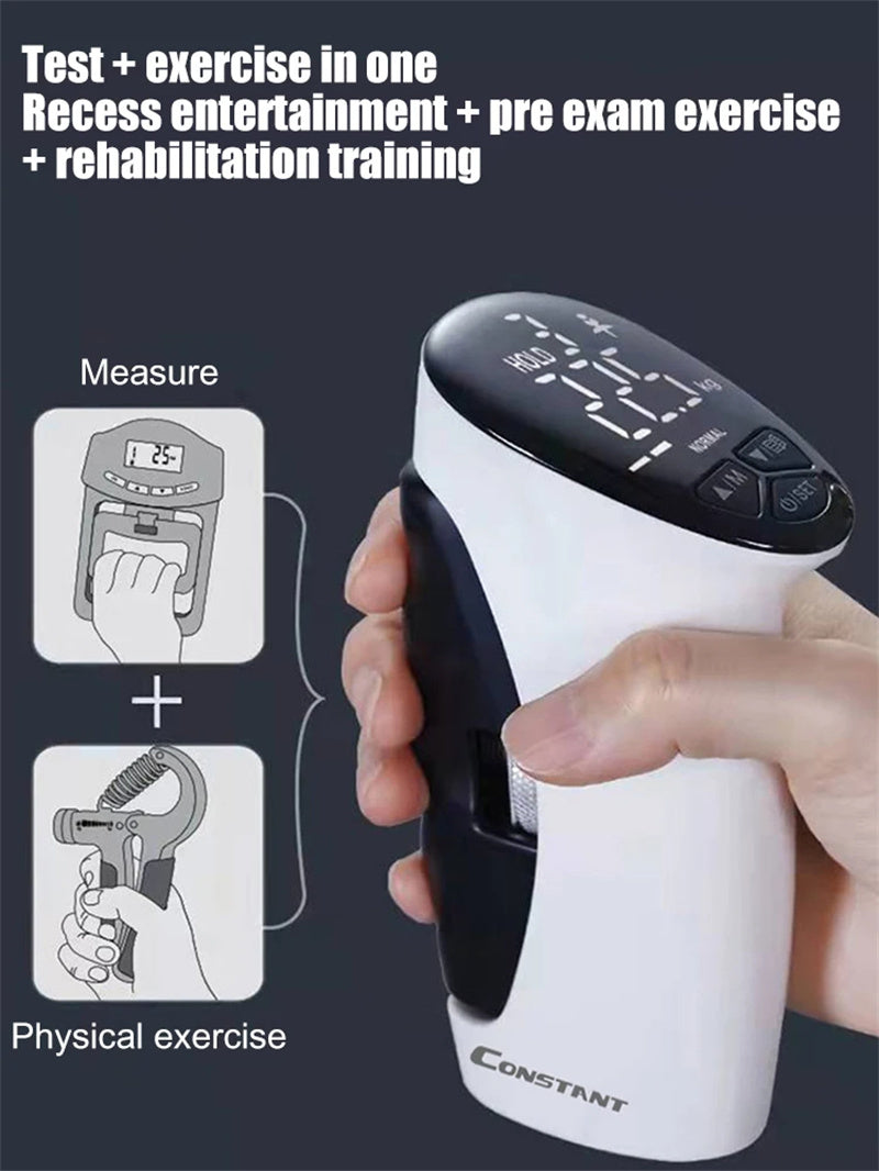 Pinza de mano eléctrica digital Dinamómetro de mano Pinza de conteo Empuñaduras de mano Fortalecedor Medidor de medición Captura automática de energía Buena manera de mantenerse en forma