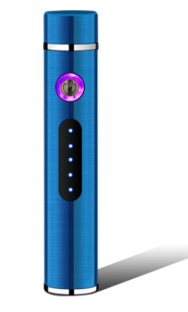Briquets électriques en métal, coupe-vent, double plasma, rechargeable, USB
