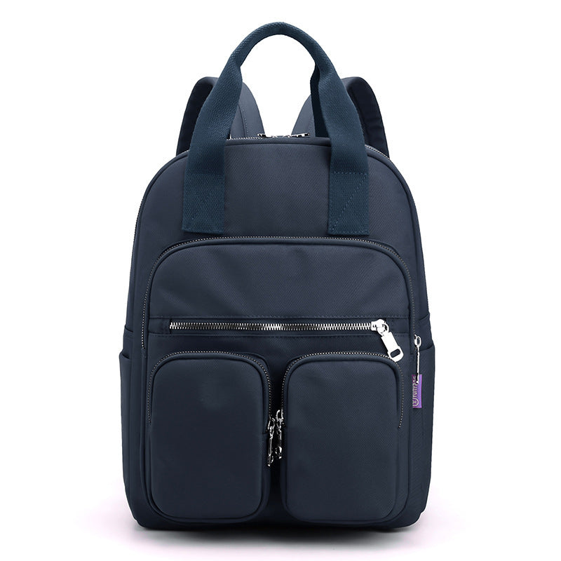 Women's Fashion Large Capacity Multi-pocket Nylon Cloth Backpack