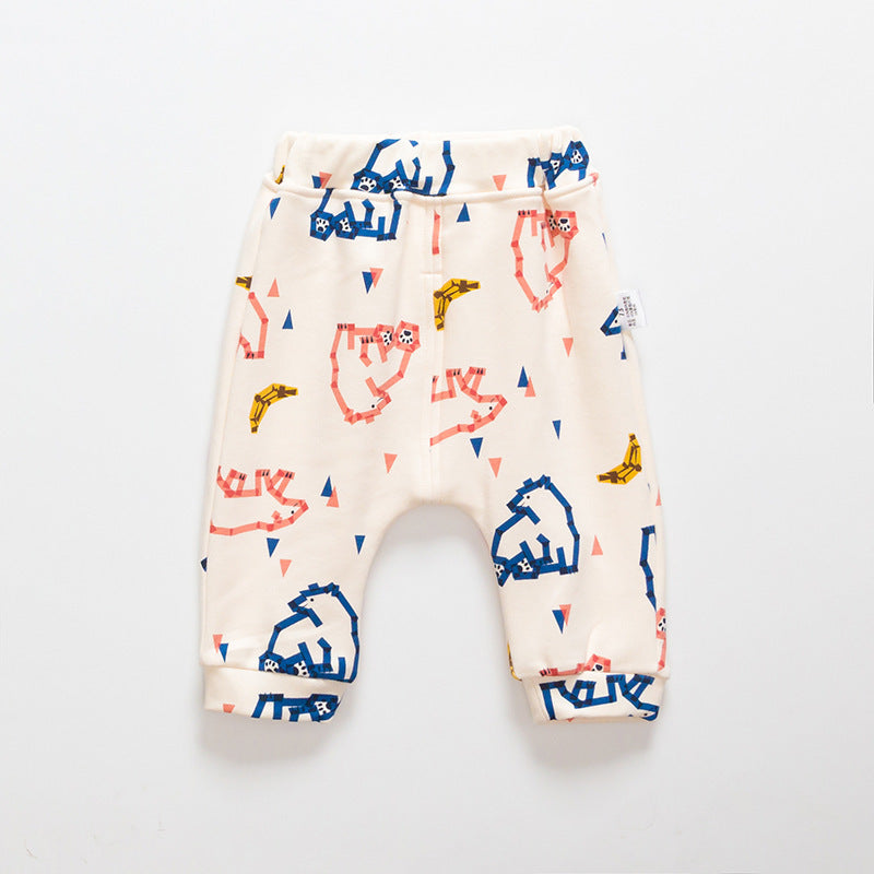 Pantalons coréens d'hiver, plus pantalons en velours, marque pour enfants, gros cul, vêtements pour bébés, vente en gros 