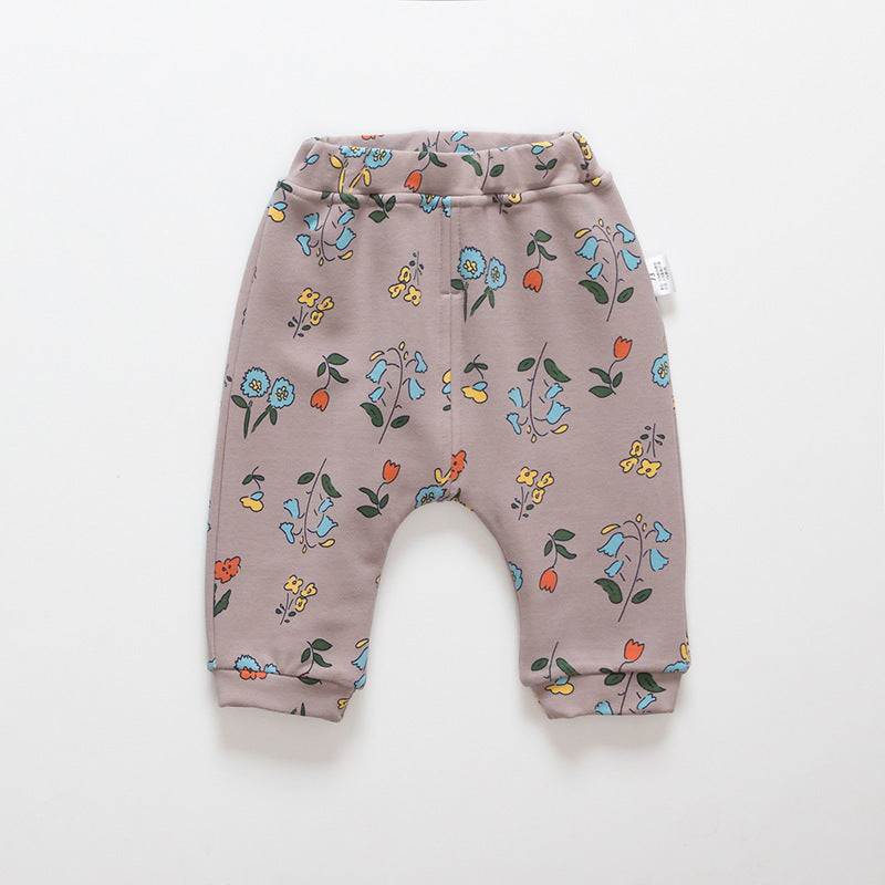 Pantalons coréens d'hiver, plus pantalons en velours, marque pour enfants, gros cul, vêtements pour bébés, vente en gros 