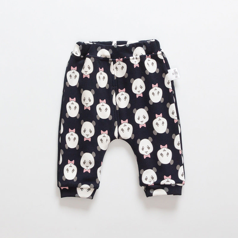 Pantalons coréens d'hiver, plus pantalons en velours, marque pour enfants, gros cul, vêtements pour bébés, vente en gros 