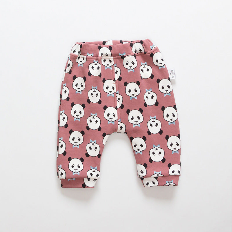 Pantalons coréens d'hiver, plus pantalons en velours, marque pour enfants, gros cul, vêtements pour bébés, vente en gros 