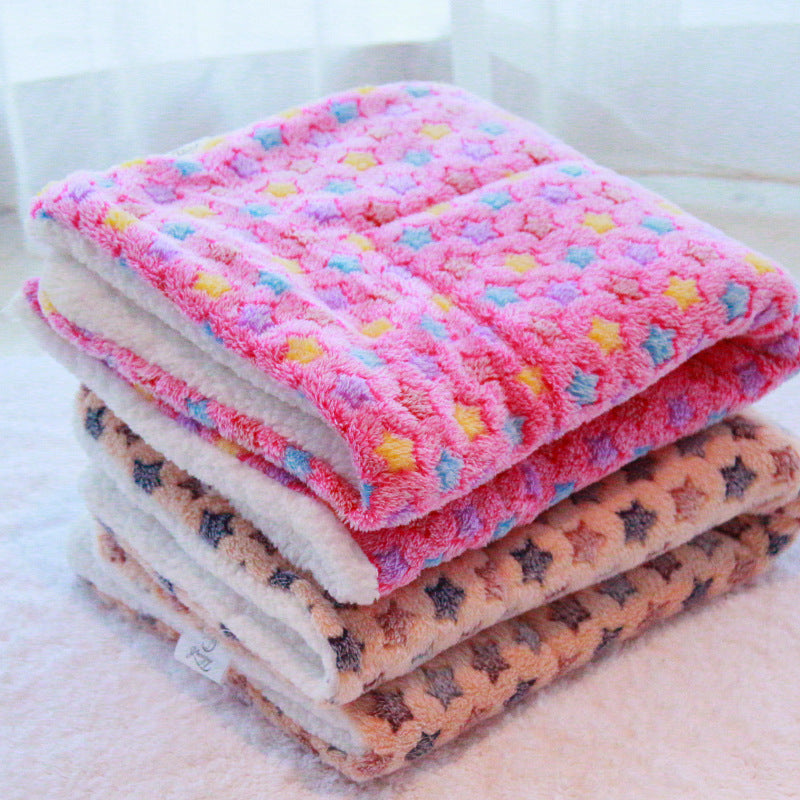 Tapis pour animaux de compagnie de chien de couvertures de chat mignon