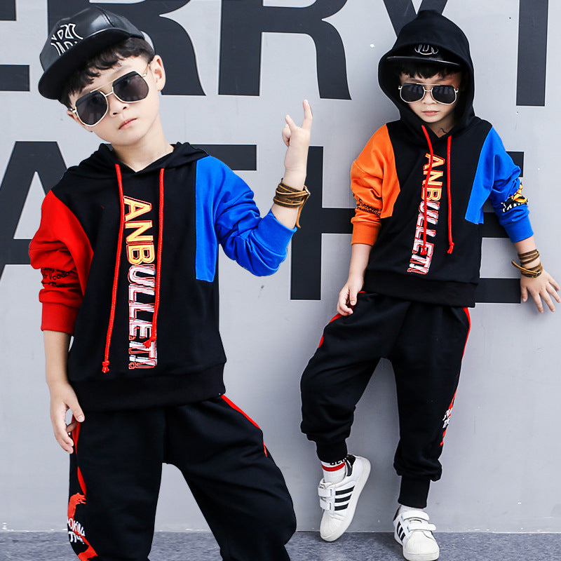 Costume de printemps pour garçons, vêtements pour enfants coréens, costume de sport deux pièces à manches longues, vêtements tendance, nouvelle collection 