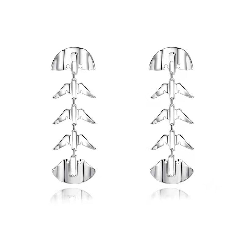 Boucles d'oreilles à pampilles série Sweet Cool Birds, personnalité avancée, couture créative, épingle en argent 925