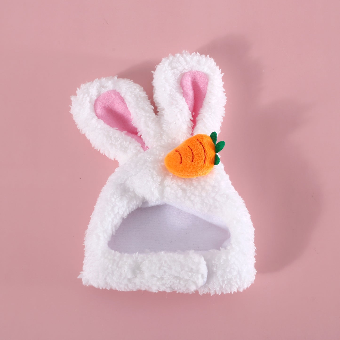 Peluche dessin animé chat chien oreilles de lapin mignon décoration de pâques chapeau couvre-tête produits pour animaux de compagnie