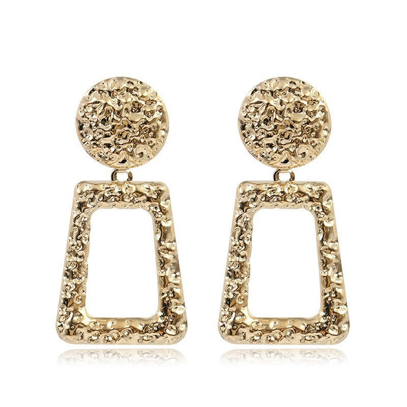 Boucles d'oreilles géométriques à la mode pour femmes