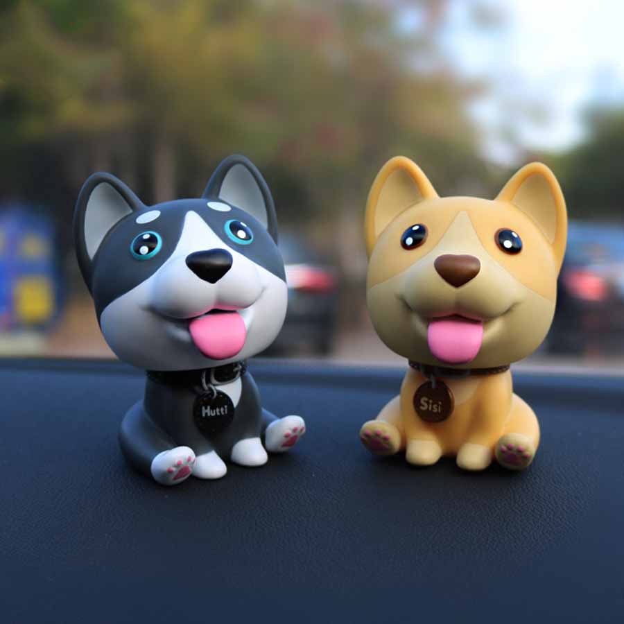 Juguetes para el salpicadero del coche, muñecos con cabeza móvil que mueve la cabeza, accesorio para coche, decoración Interior, adornos para coche, regalos bonitos