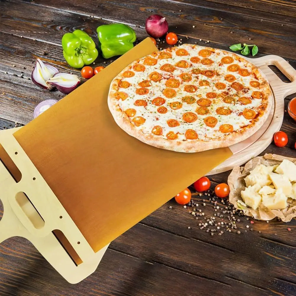 Utensilios de cocina, pala deslizante para Pizza, tabla de cortar suave antiadherente para Pizza, tabla de transferencia de almacenamiento, herramienta para hornear en la cocina