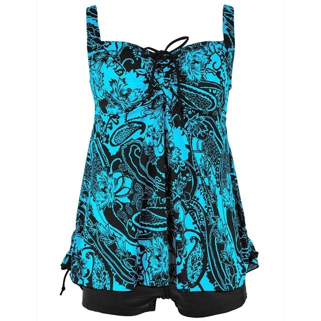 Traje de baño de talla grande y sexy para mujer, traje de baño de 2 piezas