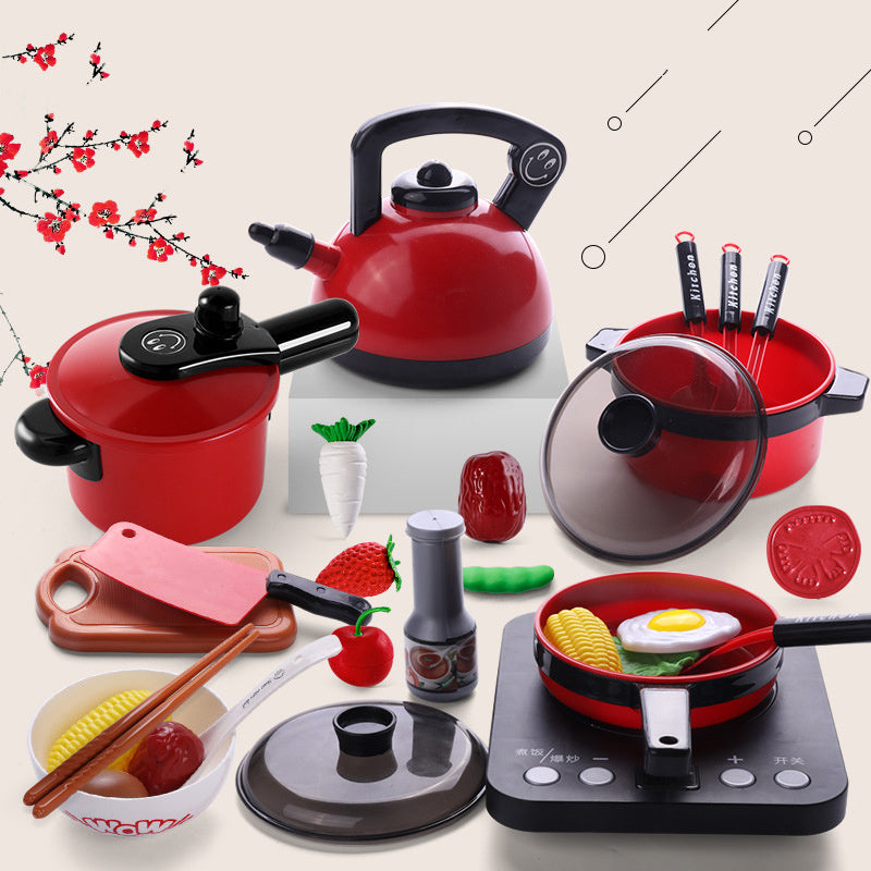 Ensemble de jouets de cuisine et de cuisine de simulation pour enfants