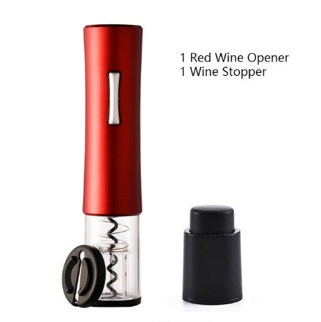 Ouvre-bouteille électrique, tire-bouchon, ensemble de coupe-feuille, ouvre-bouteille automatique haut de gamme pour le vin, Gadgets de cuisine, ouvre-boîte