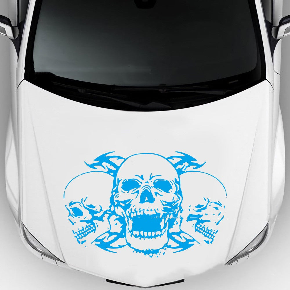 Three Skull Totem Body Decals For General Use
