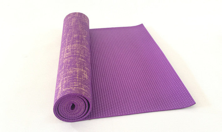 Tapis de yoga en toile de sac