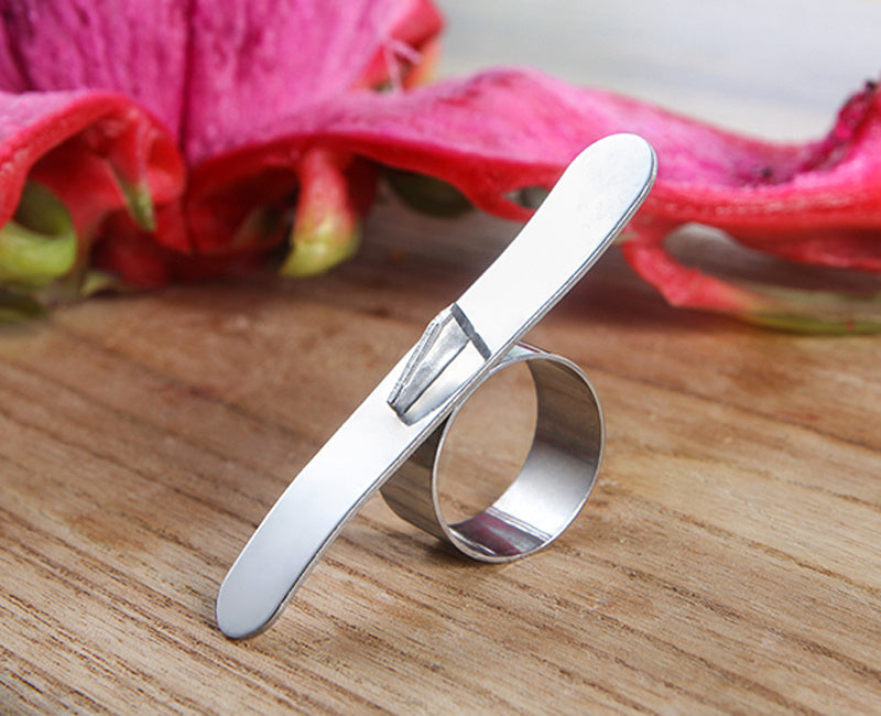 Gadgets de cuisine avec anneau éplucheur en acier inoxydable