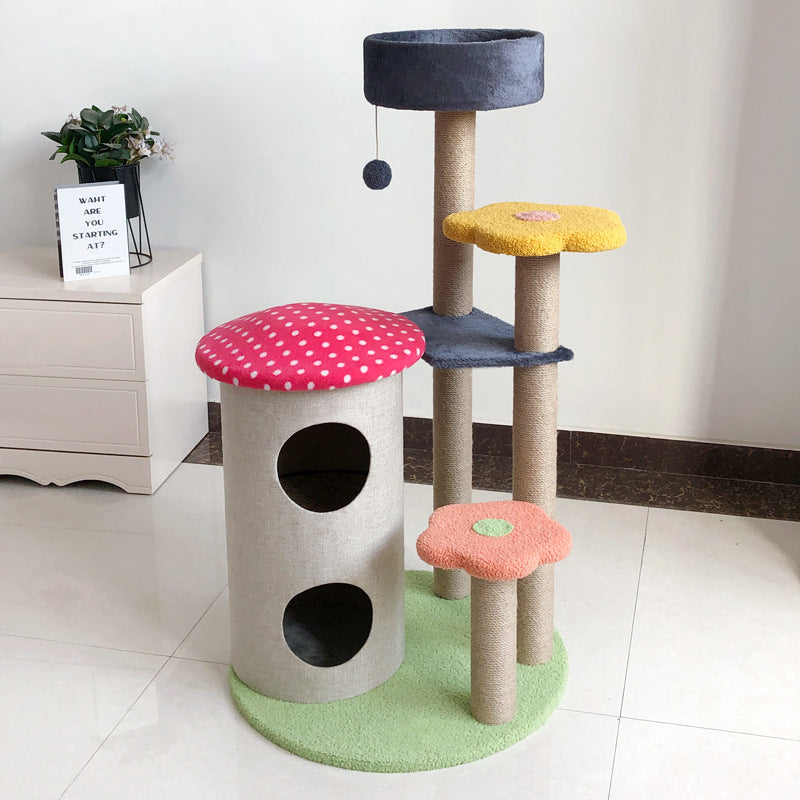 Torre para gatos Rascador para gatos Árbol de escalada para gatos resistente al desgaste
