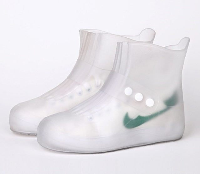 Cubierta de zapato impermeable a prueba de lluvia para hombres y mujeres cubierta de zapato inferior gruesa resistente al desgaste