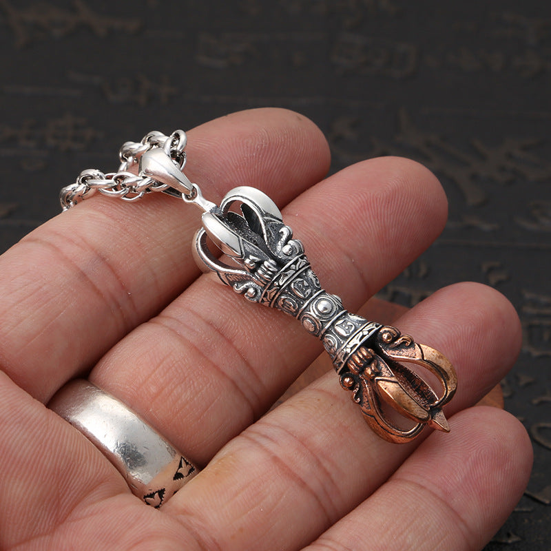 Colgante vintage Mantra Vajra de seis palabras