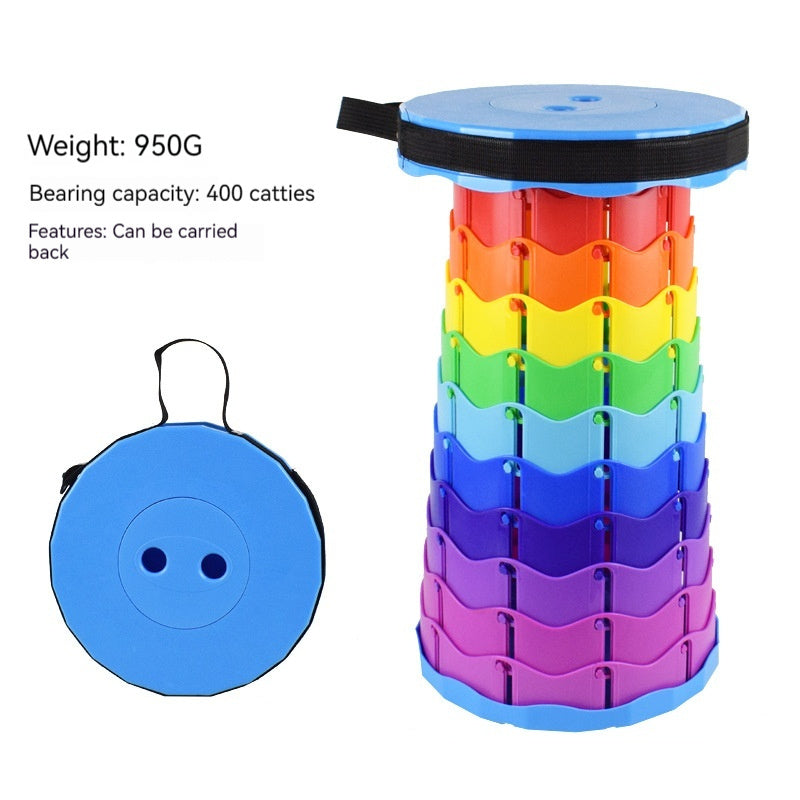 Outdoor wild fishing portable folding stool travel seat