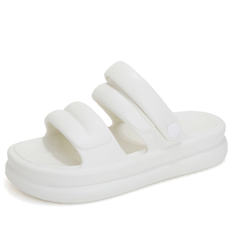 Sandalias multifuncionales de suela gruesa para mujer, zapatillas de verano para jardín al aire libre, zapatos de playa