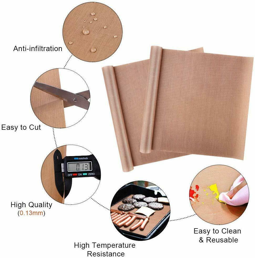 Hojas para transferencia de hierro, horno, revestimiento de cocina, estera de PTFE