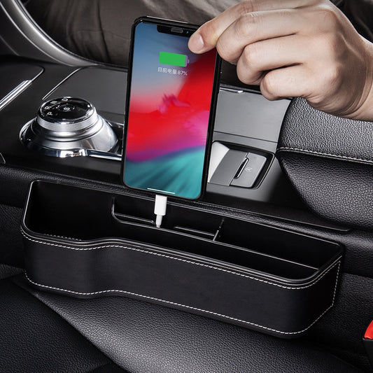 Boîte de rangement multifonctionnelle pour espace de siège dans la voiture