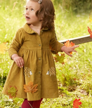 Vestido infantil de otoño para niñas pequeñas
