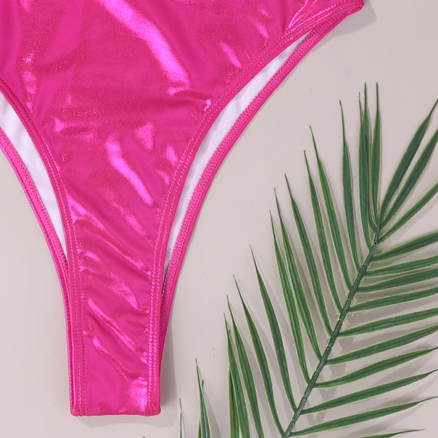 Bikini elástico ajustado con personalidad de moda para mujer