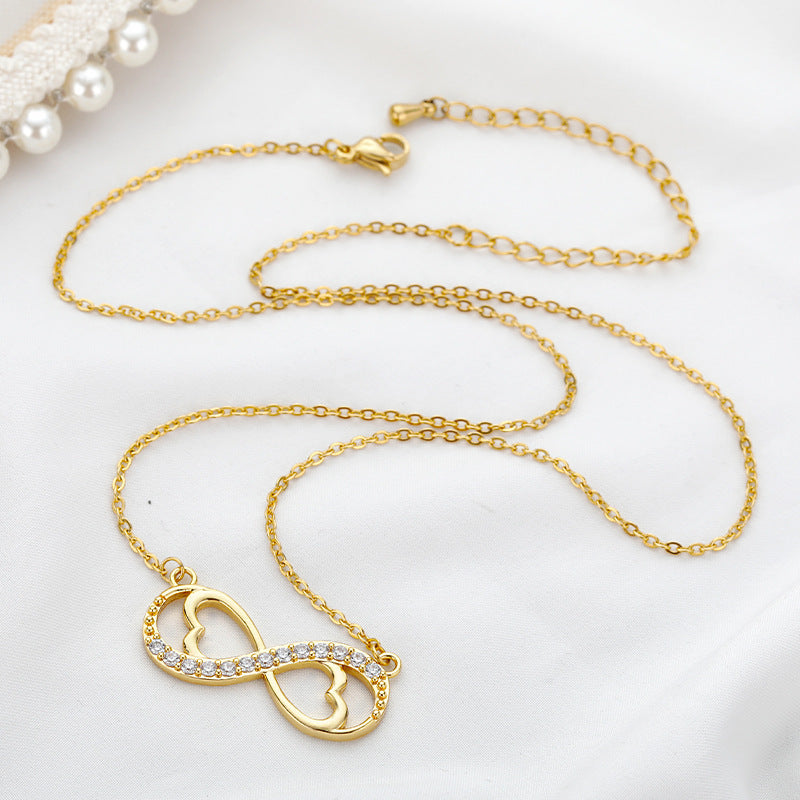 Women's 8-word Love Necklace Ornament