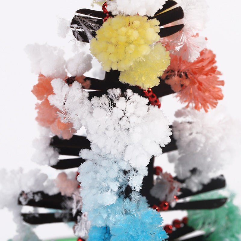 Arbre en croissance, jouet en fleurs, ensemble d'activités de croissance en cristal, Science magique, arbre de noël en croissance magique coloré