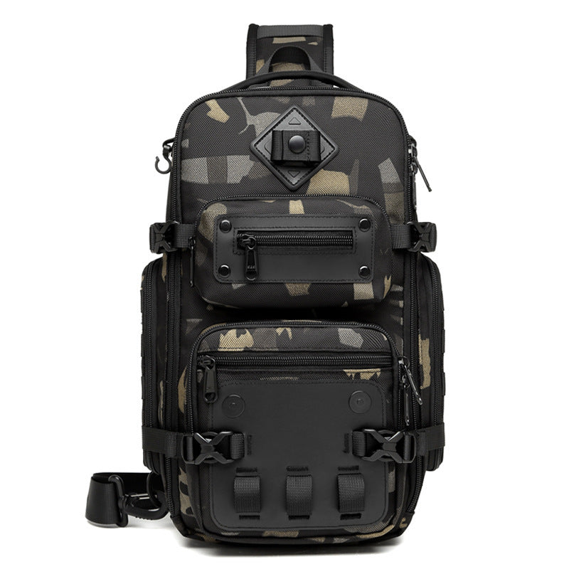 Sac de messager de sport de grande capacité en plein air de poitrine tactique