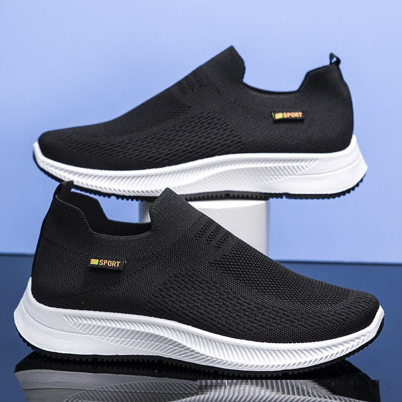 Chaussures en tissu de loisirs de sport de printemps chaussures à mailles fines tissées volantes