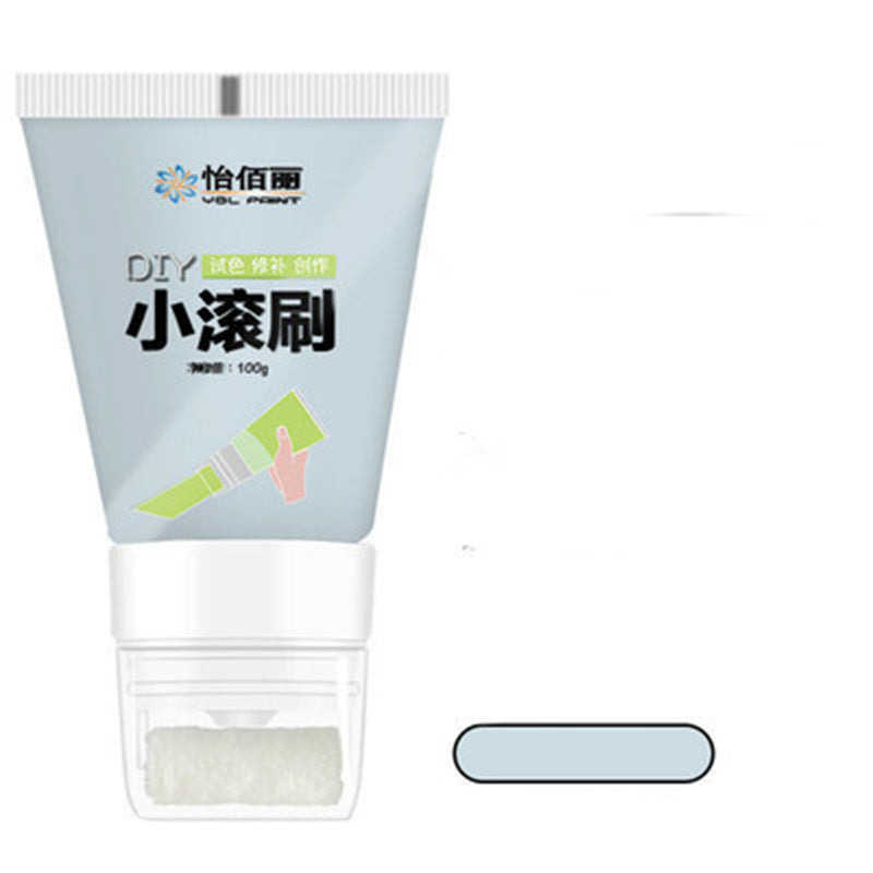 Cepillo Rodante Pintura De Látex Reparación De Pintura De Pared Pasta De Pared Con Rodillos Juego De Cepillos Pintura De Látex Blanca Parche Pasta De Pared Cubierta De Graffiti Renovación De Paredes