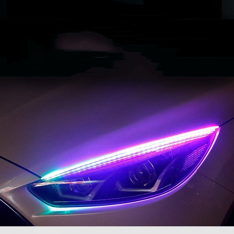Coloré avec télécommande Streamer clignotant phares LED universels