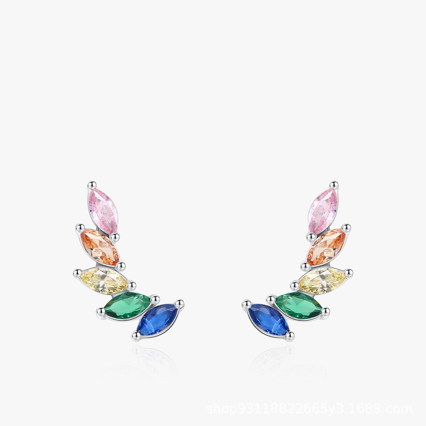 Angel Wings Rainbow Earrings Female