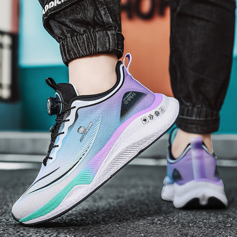 Zapatillas de running para hombre y mujer con placa de carbono luminosa