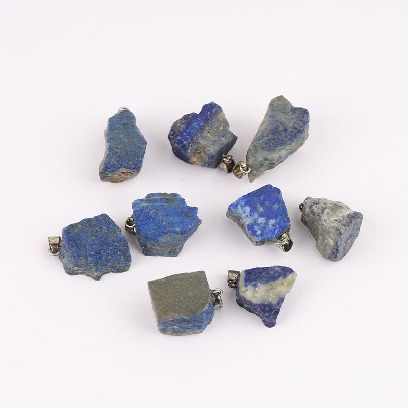 Colgante de piedra de cristal de color natural del arco iris