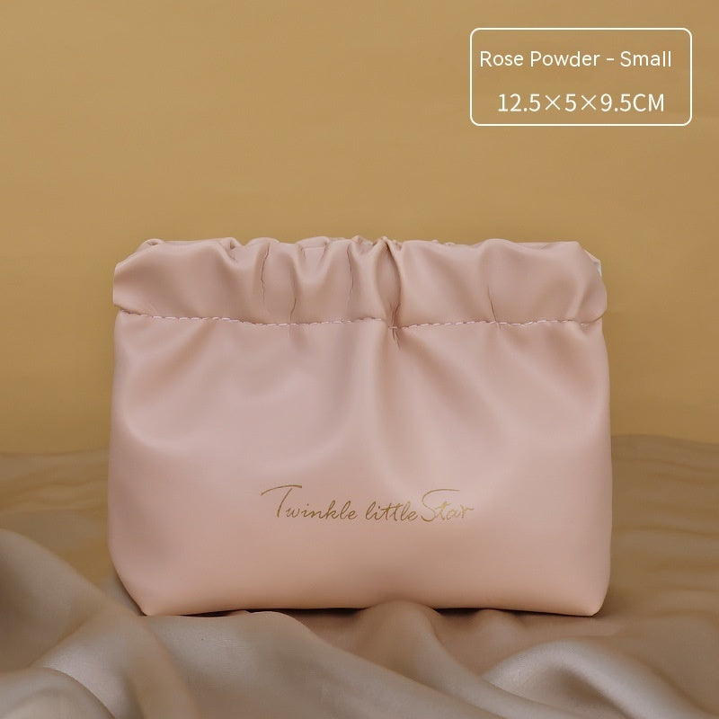 Neceser de viaje de cuero de gran capacidad