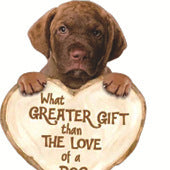 Colgante de llavero acrílico Love Dog