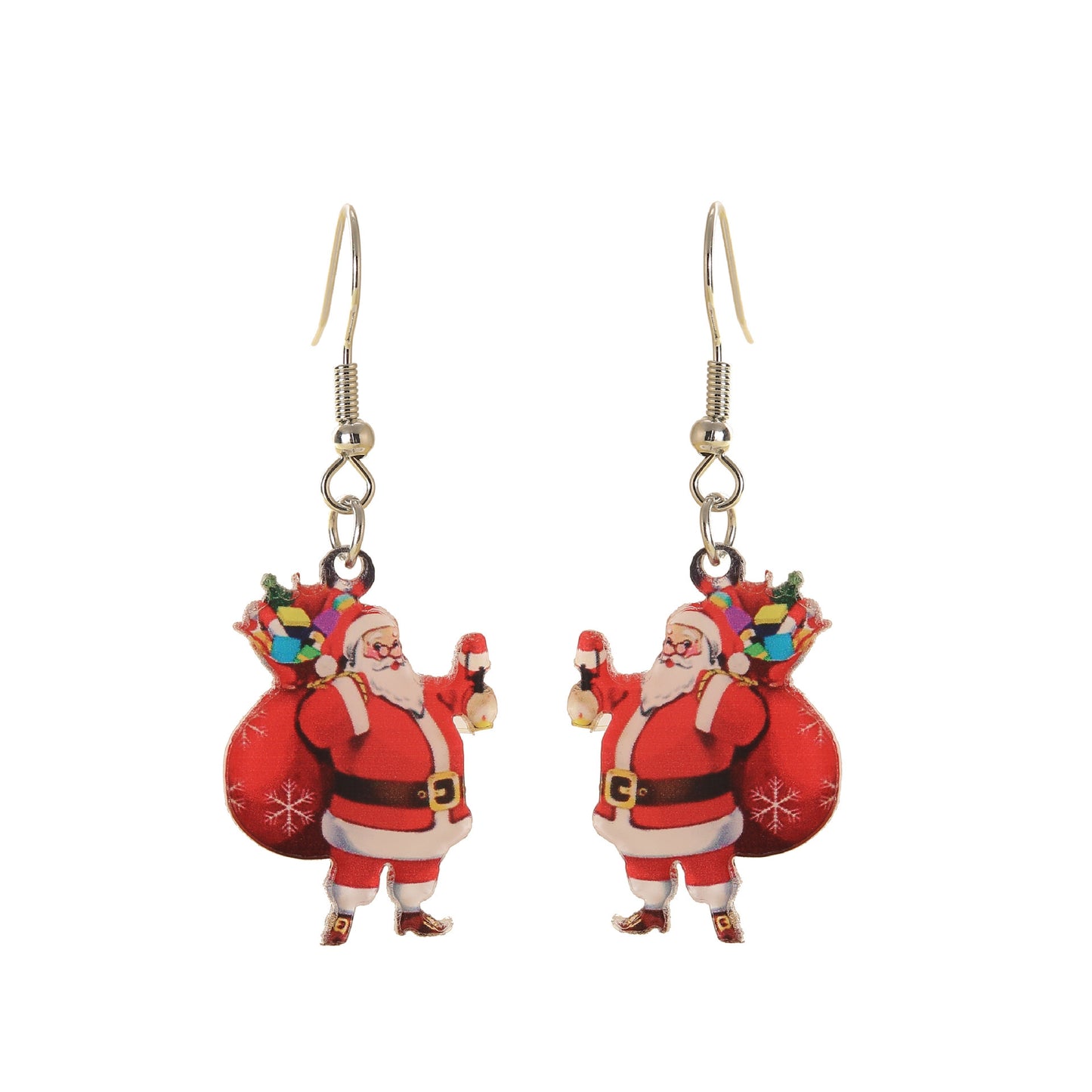 Cartoon Cute Santa Claus Acrylic Earrings