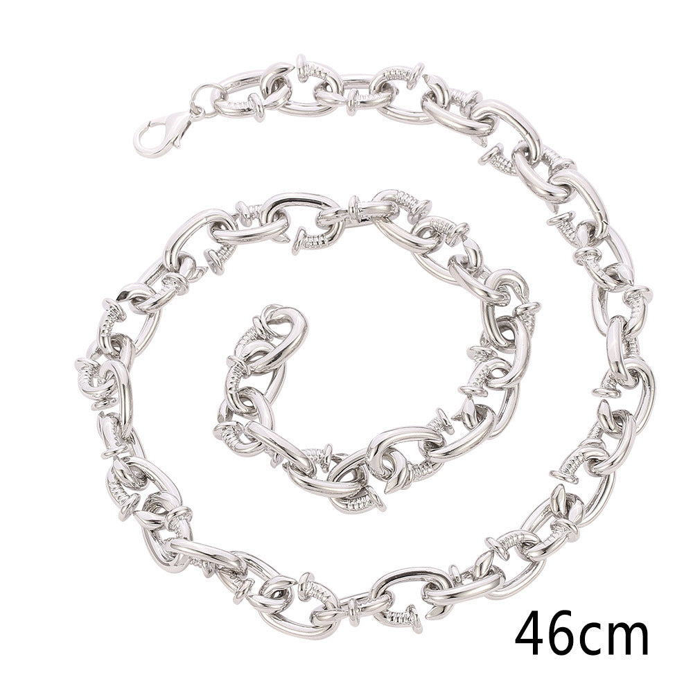 Hip Hop Tendencia Rap Accesorios Nail Personalidad Discoteca Exagerada Pulsera de Moda para Hombres