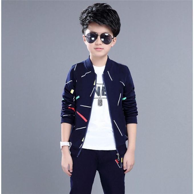 Ropa de niño guapo coreano de estilo occidental de dos piezas