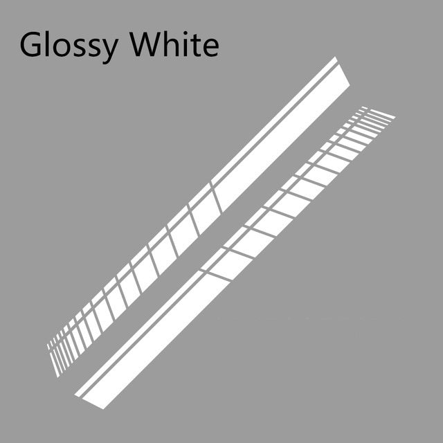 Autocollant de carrosserie de voiture résistant aux rayures pour équipement arrière modifié, autocollants spéciaux 3D noirs, autocollants rayés de décoration de voiture