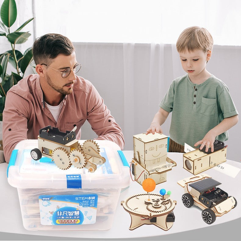 Science physique et technologie petit kit de production équipement pack de matériaux expérimentaux