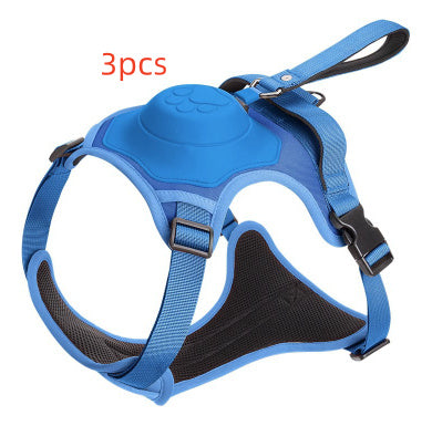 Harnais de collier pour chien, antidéflagrant, poinçon respirant et réglable pour animaux de compagnie, gilet d'entraînement en plein air