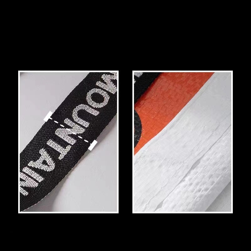 Bolsa tejida de piel de serpiente portátil grande para viajes al aire libre para compras de películas